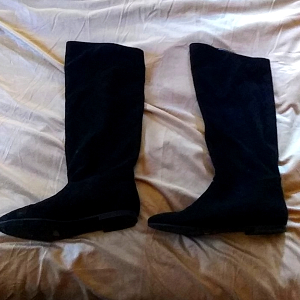 Black Suede Boots